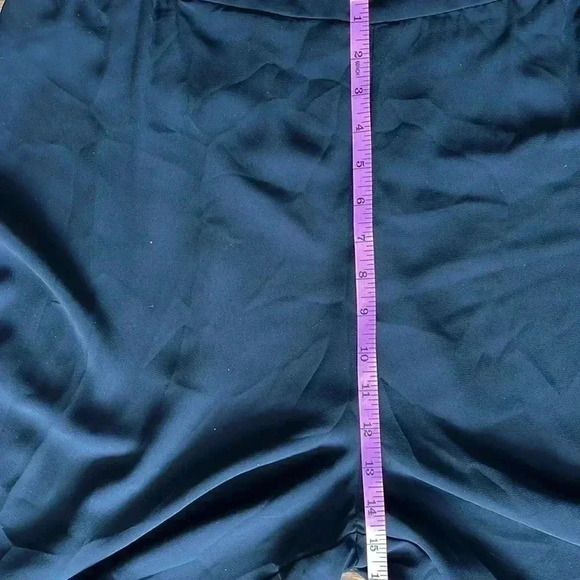 [US16]Frank Usher Black Ankle Jumpsuit PANTS WITH Side  Slits and 3 Layers - Picture 9 of 12